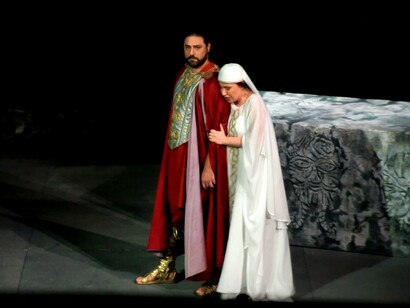 Rappresentazione della Norma al Teatro Magnani