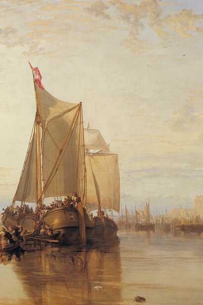 Joseph Mallord William Turner, Dort or Dordrecht, The Dort Packet-Boat from Rotterdam Becalmed, 1818, Tate Gallery, Londra