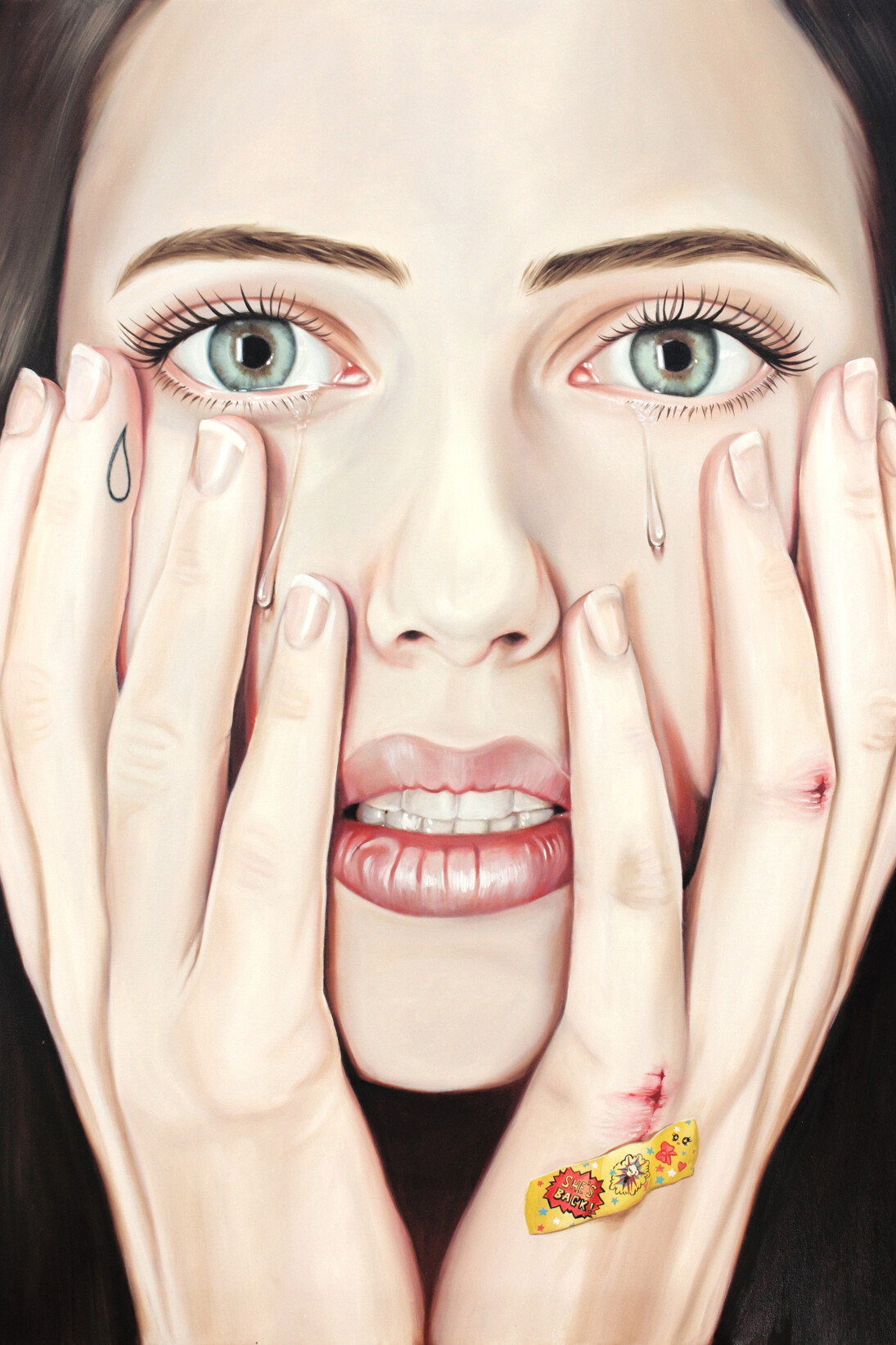 Crajes, Are You Insane, Oil on canvas-90x70cm