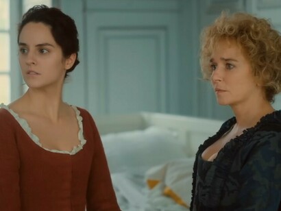Released in 2019, "Portrait of a Lady on Fire" (French: Portrait de la jeune fille en feu; lit. Portrait of the Young Lady on Fire) is a French historical romantic drama written and directed by Céline Sciamma, starring Noémie Merlant and Adèle Haenel