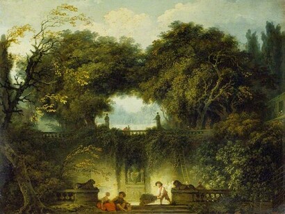 «The Small Park» (1765), Jean-Honoré Fragonard