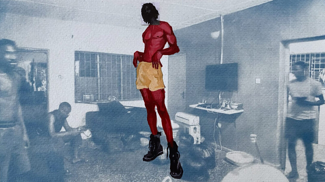 Adeoluwa Oluwajoba, What unique freedoms and self-fashionings! VII, 2022. Courtesy of Rele Gallery