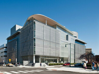 MIT Media Lab di giorno, istituto di ricerca di Boston, Massachusetts, USA