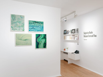 Chen Duxi, Subjective realm, between form and flow, exhibition view. Courtesy of Fu Qiumeng Fine Art 