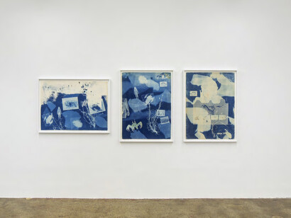Sheila Pinkel, Early works, 1974–1977, exhibition view. Courtesy of Higher Pictures 