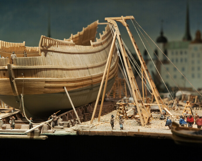 The Stockholm Shipyard. Courtesy of The Vasa Museum