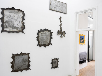 Elen Braga and William Ludwig Lutgens, Siamese others, exhibition view. Courtesy of DMW Gallery