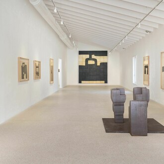 Eduardo Chillida, Chillida in Menorca, exhibition view. Courtesy of Hauser & Wirth Gallery