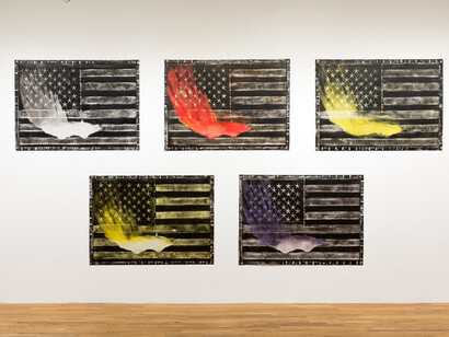Mark Thomas Gibson, Reconstruction, exhibition view. Courtesy of Fleisher/Ollman