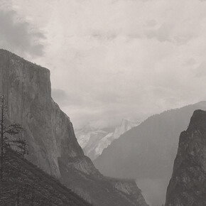 Ansel Adams, Yosemite Valley from Tunnel Esplanade, circa 1930. Courtesy of the Cincinnati Art Museum