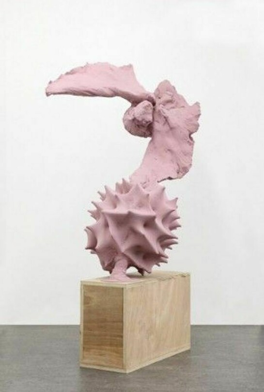 The Nest, 2012, 150 x 99 x 75 cm, Sculpture: acrylic resin, epoxy, steel, Base: wood