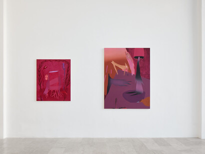 Various artists, An infrathin sight from east, exhibition view. Courtesy of P420 Gallery