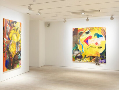 Kirsi Mikkola, Spin n' beam, exhibition view. Courtesy of Galerie Forsblom