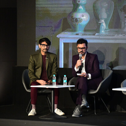 Thukral Tagra at India Art Fair.Photo credit Jeetin Sharma-©India Art Fair