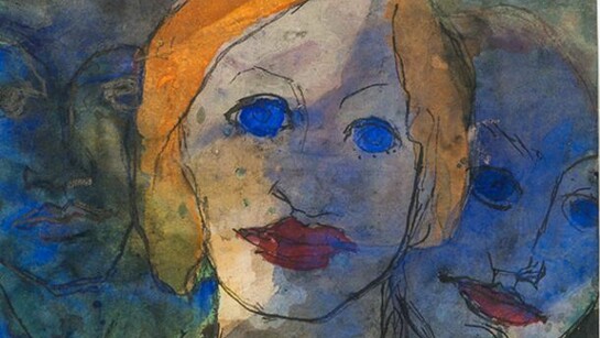 Emil Nolde, Phantasie, Watercolor on Japanese paper, 1931/35, 41 x 30,5 cm