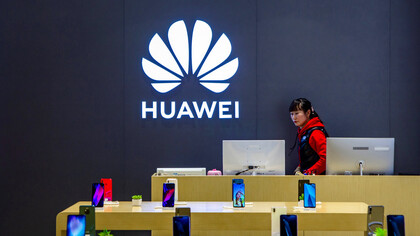 Una tienda de Huawei