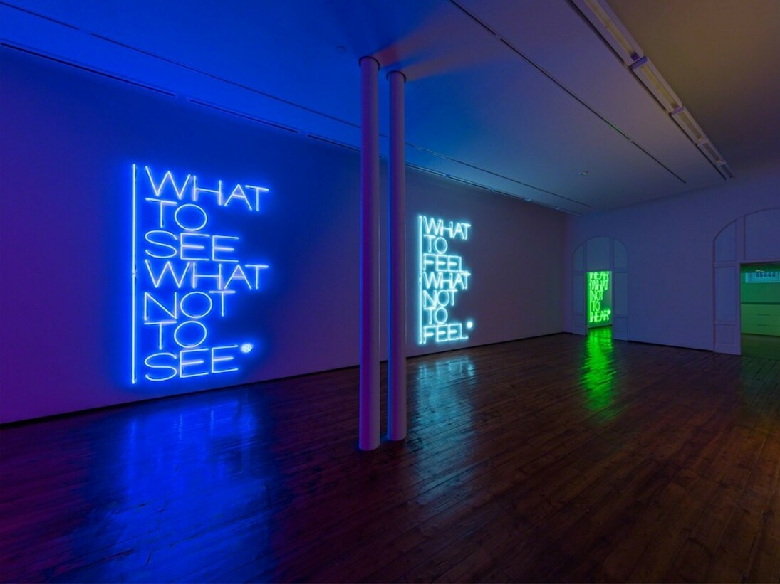 What to see what not to see, Exhibition view. Courtesy of Galleria Fumagalli