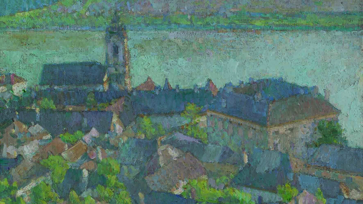 Ivan Grohar, Das feld von Rafolče, 1903. Mit freundlicher Genehmigung des Unteren Belvedere.