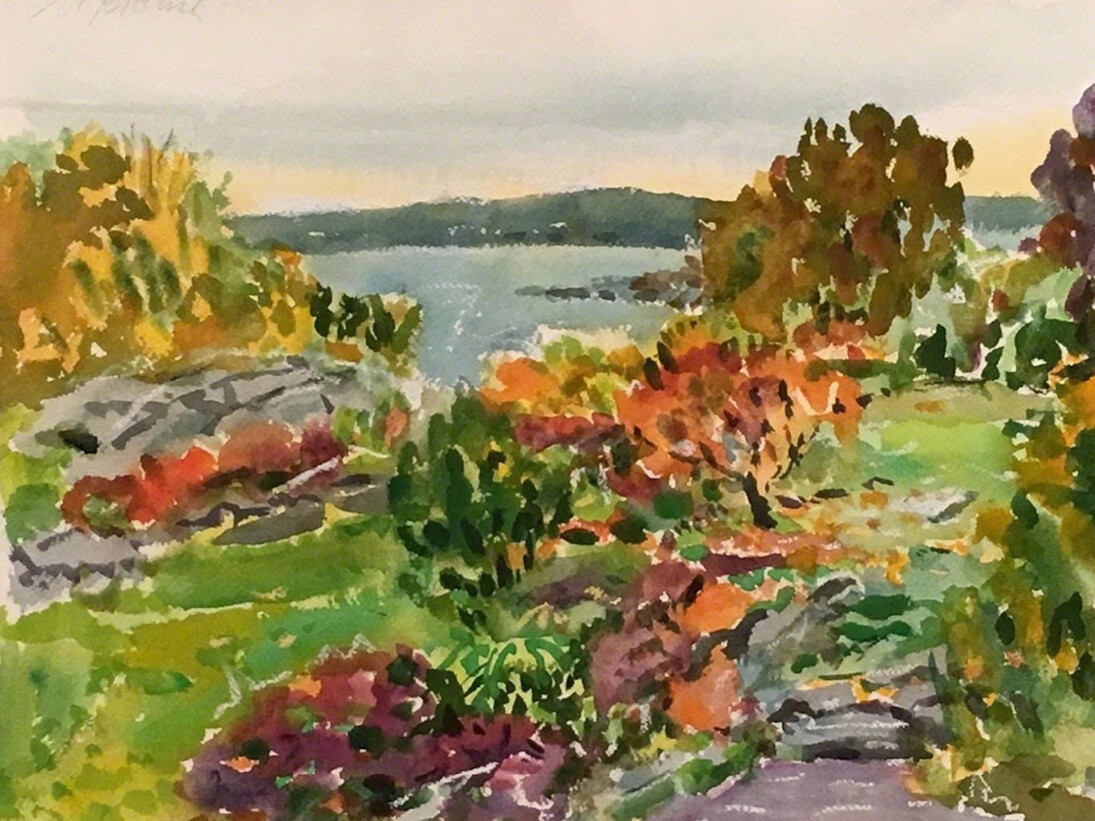 Nell Blaine, Touch of Fall, 1994. Courtesy of Tibor de Nagy