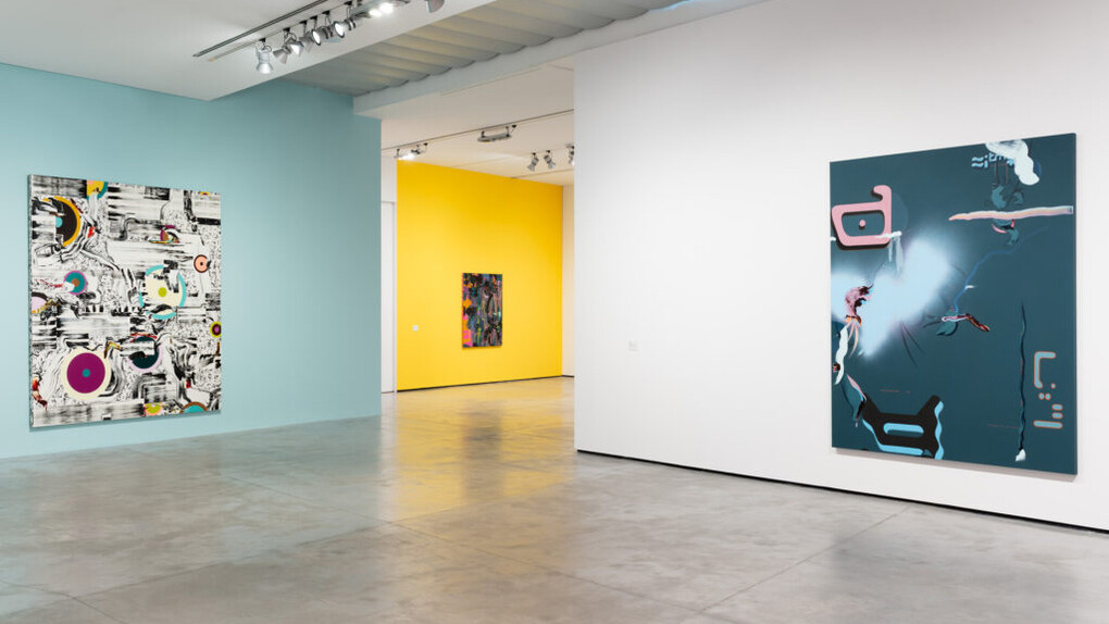 Fiona Rae, Vista, exhibition view. Courtesy of Es Baluard Museu d’Art Modern i Contemporani