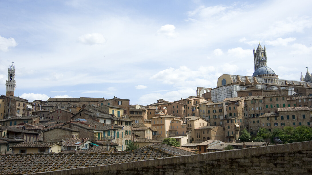 Siena, scorcio panoramico dalla Contrada del Drago, foto di Giulia Brogi