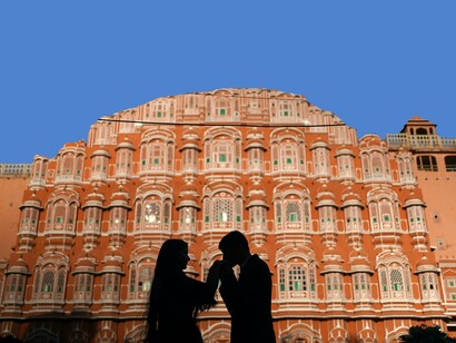 Hawa Mahal, Pink City, Jaipur, Rajasthan, India 