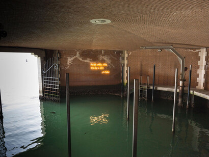 The Armenian Pavillon Mekhitar Garabedian, Agheg, 2003–2015. Sound installation, voice by Agheg Garabedian. Courtesy the artist and Albert Baronian Gallery, Brussels. Photo © Piero Demo 