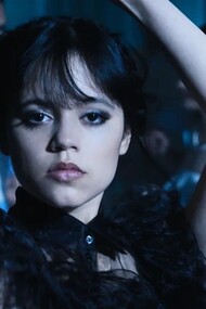 Wednesday at the final year dance, at the Angel Grove School, role played by American actress Jenny Ortega