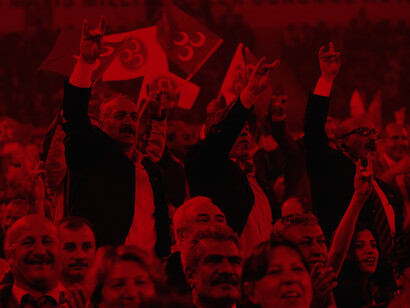 Concentración de simpatizantes de los Lobos Grises