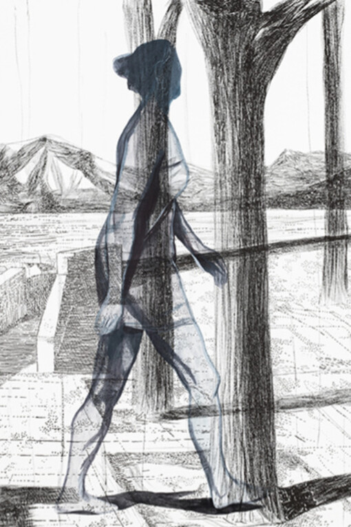 Marc Desgrandchamps, Passage, 2018. © Galerie Lelong & Co.