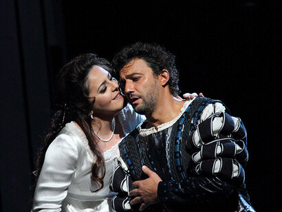 Jago tells Othello that he heard Cassio say love sentences to his wife Desdemona