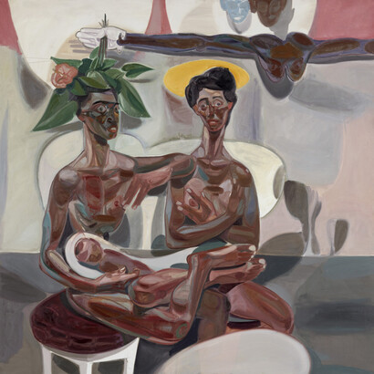 Tesfaye Urgessa; The holy family despair, 2021