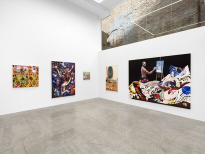 Various artists, An average comet, exhibition view. Courtesy of Harkawik