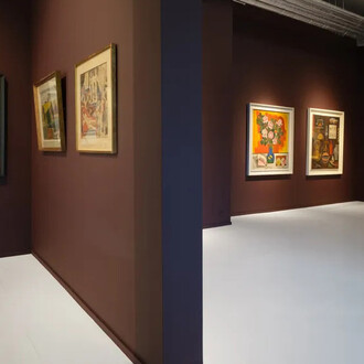 Jean Brusselmans, Ode aan het heldhaftige bestaan van de kunstenaar (Ode to the heroic existence of the artist), exhibition view. Courtesy of Gallery Sofie Van de Velde