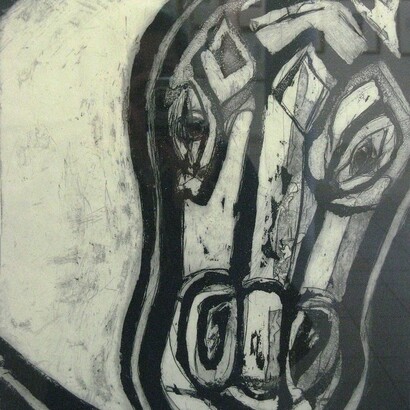 Opera di Delia del Carril in una foto di Oña Lavanda 