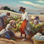Thomas Hart Benton, American, 1889-1975, Cotton Pickers, 1945
