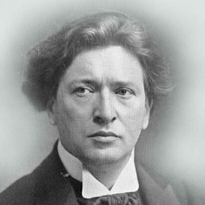 Ferruccio Busoni (1866-1924), compositore italiano, nel 1906