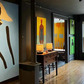 Janet Maya, The architecture of stillness, exhibition view. Courtesy of Robin Rice Gallery