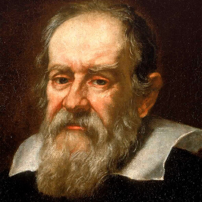Retrato de Galileo Galilei. Com o advento da ciência moderna, a amputação da linguagem — que tivera em Galileu o grande pioneiro ao proclamar a superioridade da linguagem matemática e geométrica — tornou-se o único caminho para atingir a virtuosa precisão da linguagem, identificada como a única expressão da verdade