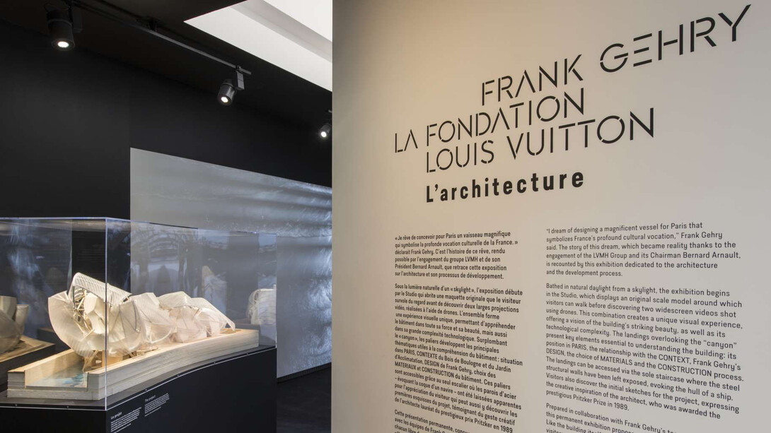 Architectural journey. Courtesy of Fondation Louis Vuitton