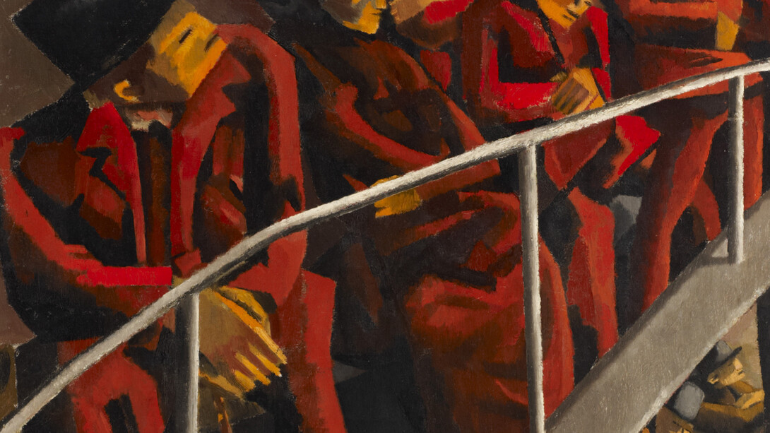 David Bomberg, Ghetto Theatre (detail)