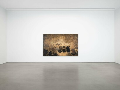 Roger-Edgar Gillet, Dinner party, exhibition view. Courtesy of Petzel Gallery