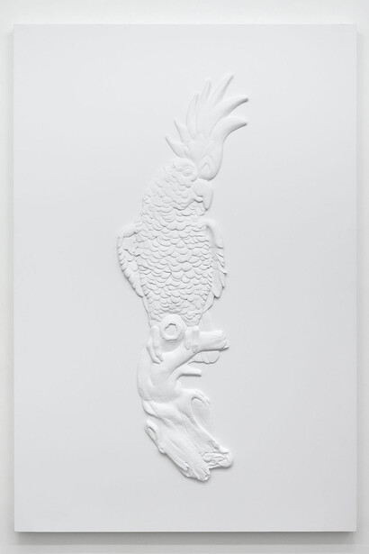 Ethan Cook
Parrot, 2015
cast fiberglass, acrylic paint
272 x 183 x 11 cm
