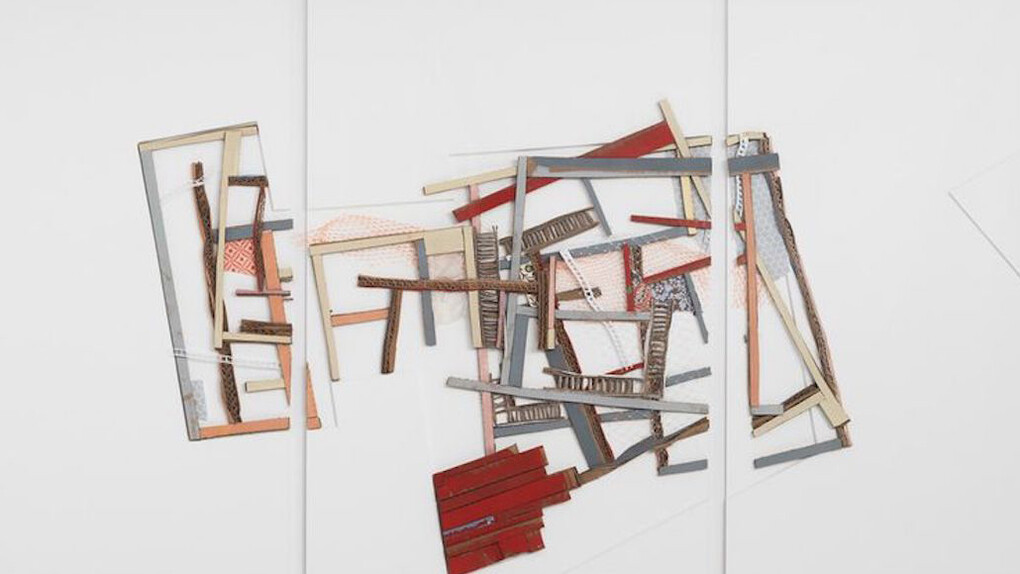 Ana Tiscornia, Pared roja (detail). Courtesy of Nora Fisch Gallery