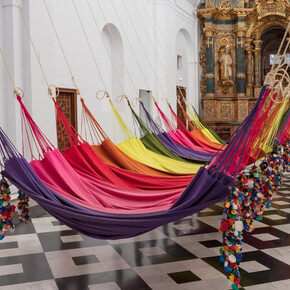 Opavivará! Rede social, vista de exhibición. Cortesía del Centro Andaluz de Arte Contemporáneo. Foto por Pepe Morón