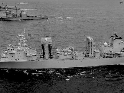 The Chinese Navy Jiangwei-class frigate Huiman (F-540) underway, seen from the port bow