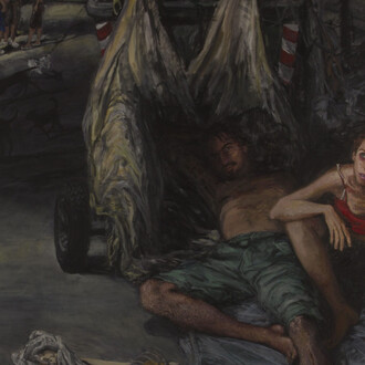 Alejandra Fenochio, La belleza del reflejo de la luna llena en un tacho de helado vacío, 2012. Cortesía del Museo Nacional de Bellas Artes