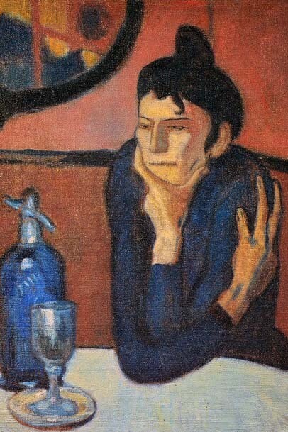 «La bebedora de absenta» (1901), Picasso