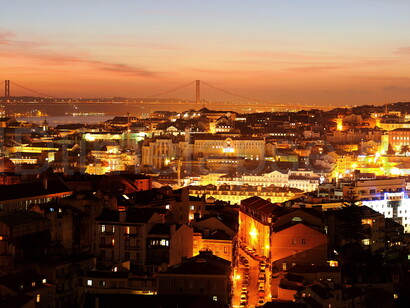 Vista de Lisboa desde el mirador de Graça