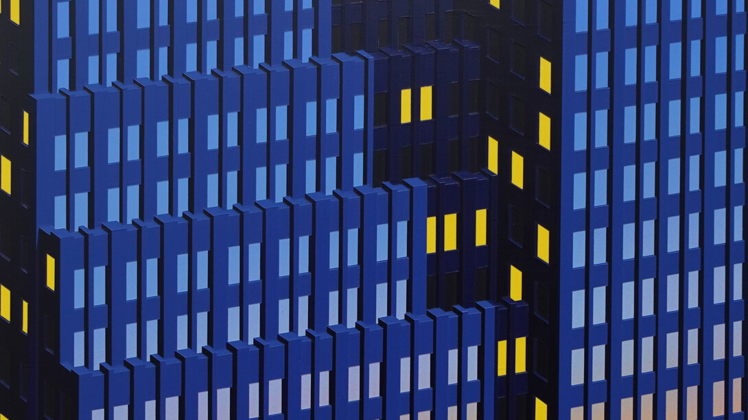 Daniel Rich, 700 Louisiana (Nocturne) (detail), 2025. Courtesy of Bernhard Knaus Fine Art 